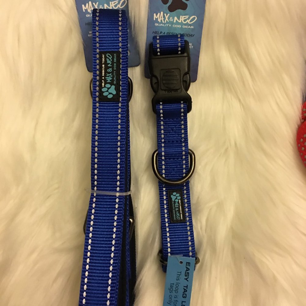 NWT! MEDIUM Dog Collar and 6ft Leash set!